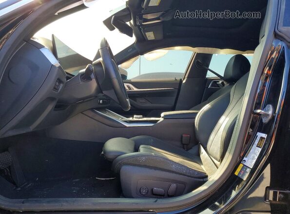 WBY43AW02RFS33974 2024 BMW I4 Black Front interior view