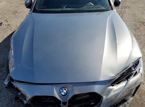 WBY43AW03RFS84206 2024 BMW I4 Gray Widok wnętrza z tyłu
