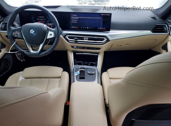 WBY43AW06RFR93650 2024 BMW I4 Green Առջևի վահանակի տեսք