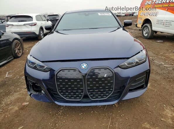 WBY73AW04PFP34696 2023 BMW I4 Blue Вид спереду