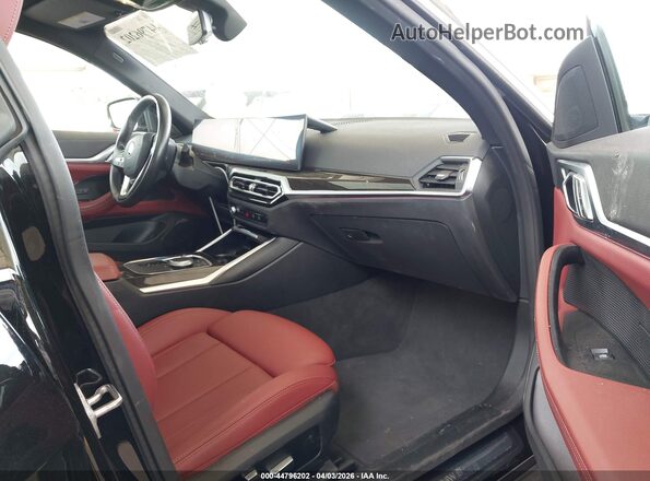 WBY73AW08PFP89703 2023 BMW I4 Black Вид салону спереду