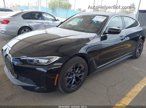 WBY73AW08PFP89703 2023 BMW I4 Black Передня ліва чверть