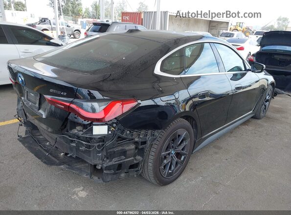 WBY73AW08PFP89703 2023 BMW I4 Black Задня права чверть