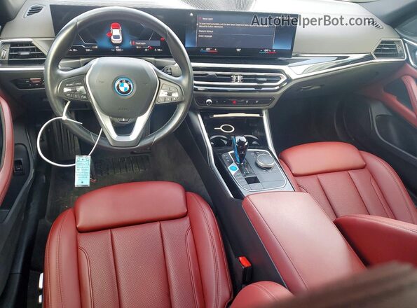 WBY73AW09NFN12331 2022 BMW I4 White წინა პანელის ხედი