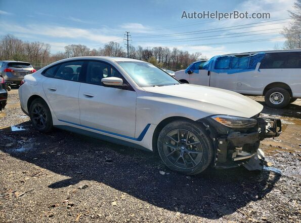 WBY73AW09NFN12331 2022 BMW I4 White წინა მარჯვენა