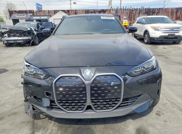 WBY73AW0XPFN82228 2023 BMW I4 Black Вид спереду