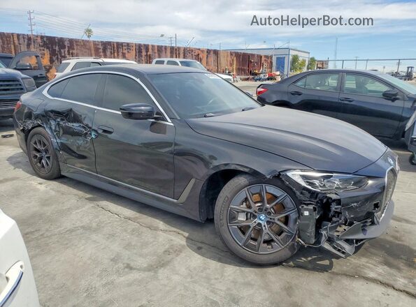 WBY73AW0XPFN82228 2023 BMW I4 Black Передня права чверть