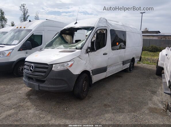 WD4PF1CD5KP123181 2019 MERCEDES-BENZ SPRINTER White წინა მარცხენა ხედი სამი მეოთხედიდან