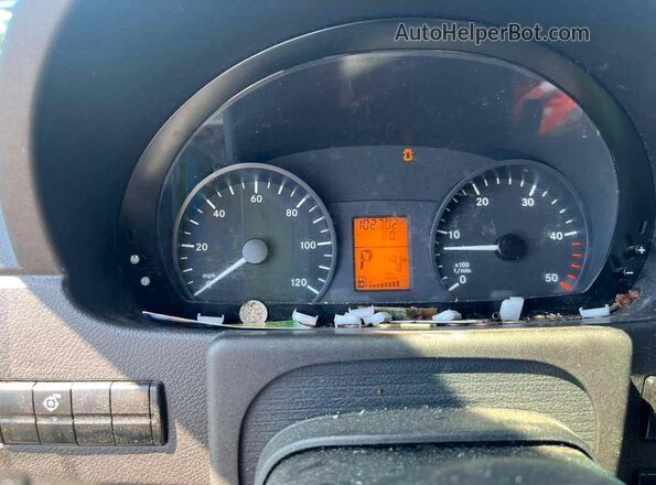 WDAPE7CD5HP385696 2017 MERCEDES-BENZ SPRINTER White Widok zestawu wskaźników