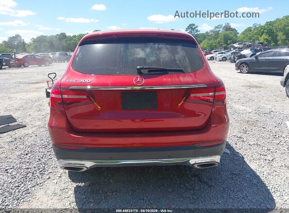 WDC0G4JB3JV108338 2018 MERCEDES-BENZ GLC 300 Red 