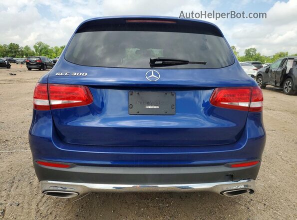 WDC0G4JB4HF132765 2017 MERCEDES-BENZ GLC-CLASS Blue Вид ззаду