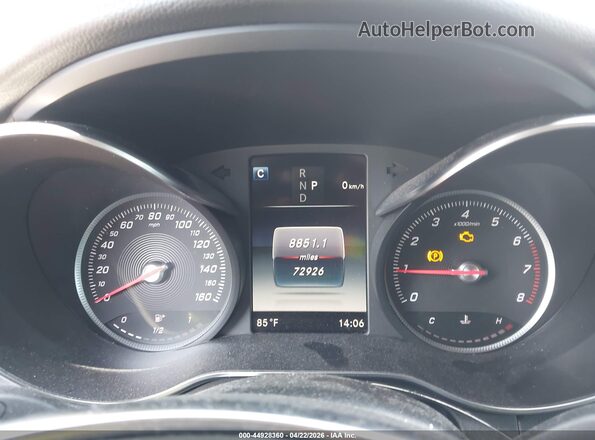WDC0G4JB4KV166198 2019 MERCEDES-BENZ GLC 300 White Vista de los asientos traseros