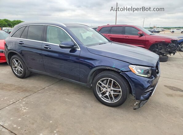 WDC0G4JB5HF116297 2017 MERCEDES-BENZ GLC-CLASS Blue Delantero derecho