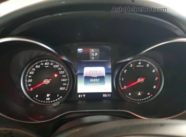 WDC0G4JBXKV174404 2019 MERCEDES-BENZ GLC-CLASS Gray Սարքավորումների վահանակի տեսք