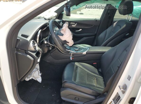 WDC0G4KB3JV062136 2018 MERCEDES-BENZ GLC-CLASS White Front interior view