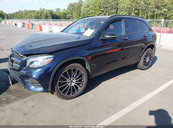 WDC0G4KB7KV183172 2019 MERCEDES-BENZ GLC 300 Синий Передняя левая четверть