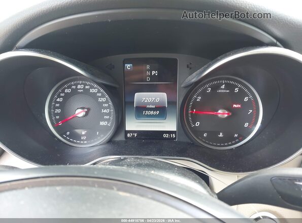 WDC0G4KB8JF306096 2018 MERCEDES-BENZ GLC 300 White Widok tylnych siedzeń
