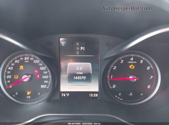 WDC0G4KB8JV075349 2018 MERCEDES-BENZ GLC 300 White Widok tylnych siedzeń