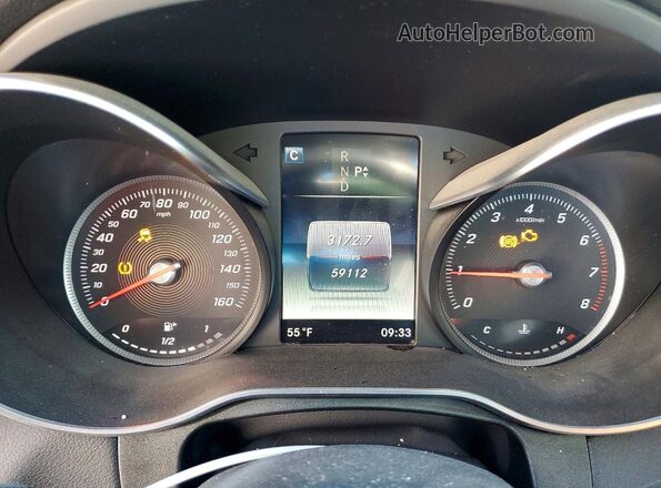 WDC0G4KB8KV144994 2019 MERCEDES-BENZ GLC-CLASS Черный Вид щитка приборов