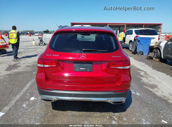 WDC0G4KBXGF044803 2016 MERCEDES-BENZ GLC 300 Красный 