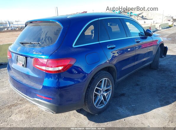 WDC0G4KBXHF119310 2017 MERCEDES-BENZ GLC 300 Blue Tył prawy