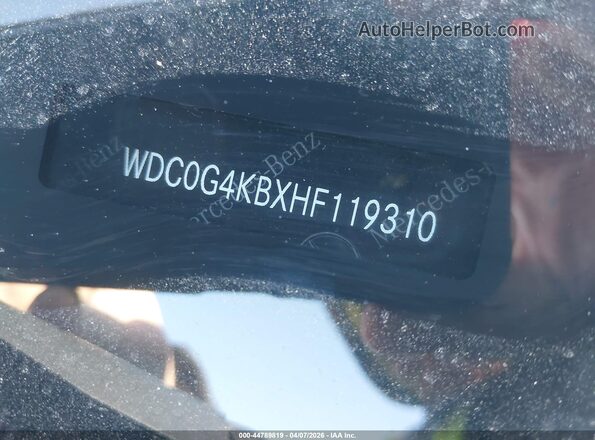 WDC0G4KBXHF119310 2017 MERCEDES-BENZ GLC 300 Blue 
