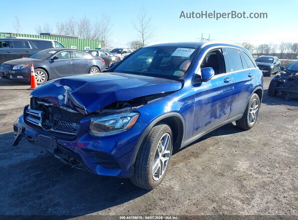 WDC0G4KBXHF119310 2017 MERCEDES-BENZ GLC 300 Blue Widok z przodu