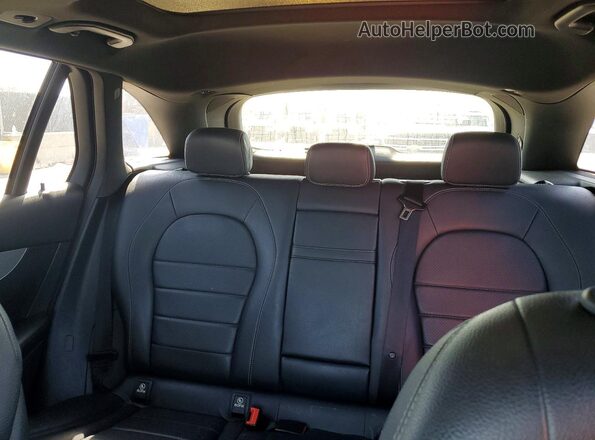 WDC0G5EB8KF618955 2019 MERCEDES-BENZ GLC-CLASS Black Rear seats view
