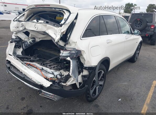 WDC0G5EB9KF578899 2019 MERCEDES-BENZ GLC 350E White Rear right