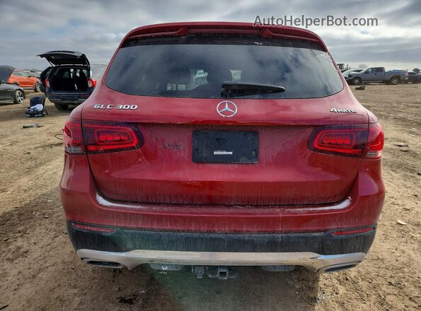 WDC0G8EB3LF702460 2020 MERCEDES-BENZ GLC-CLASS Красный Вид сзади