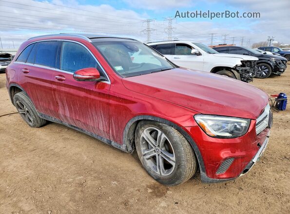 WDC0G8EB3LF702460 2020 MERCEDES-BENZ GLC-CLASS Красный Передняя правая четверть