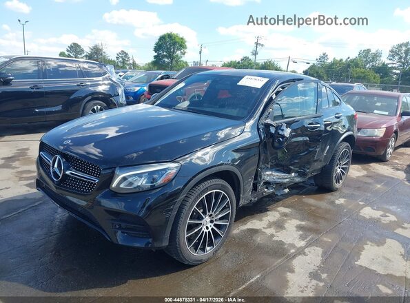 WDC0J4KB0KF669592 2019 MERCEDES-BENZ GLC 300 COUPE Black Առջևի ձախ երեք քառորդ տեսարան