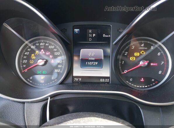 WDC0J4KB1KF501461 2019 MERCEDES-BENZ GLC 300 COUPE White Widok tylnych siedzeń