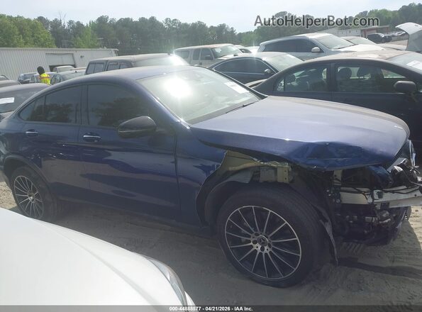 WDC0J4KB1KF595177 2019 MERCEDES-BENZ GLC 300 COUPE Blue Вид щитка приладів