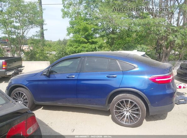 WDC0J4KB1KF595177 2019 MERCEDES-BENZ GLC 300 COUPE Blue Вид задньої частини салону