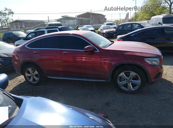 WDC0J4KB3HF227723 2017 MERCEDES-BENZ GLC 300 COUPE Red უკანა სალონის ხედი