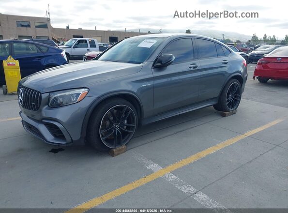 WDC0J8JB8KF568809 2019 MERCEDES-BENZ AMG GLC 63 COUPE Gray Przód lewy