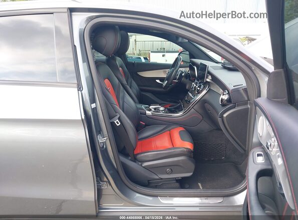 WDC0J8JB8KF568809 2019 MERCEDES-BENZ AMG GLC 63 COUPE Gray Widok wnętrza z przodu