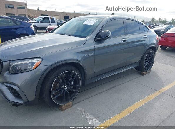 WDC0J8JB8KF568809 2019 MERCEDES-BENZ AMG GLC 63 COUPE Gray Widok z przodu
