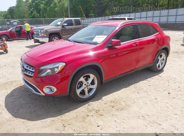 WDCTG4EB1JJ482834 2018 MERCEDES-BENZ GLA 250 Red Przód lewy