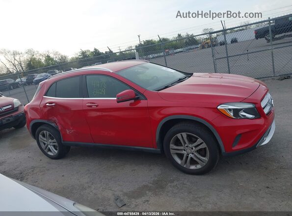 WDCTG4EB3GJ201366 2016 MERCEDES-BENZ GLA 250 Red Սալոնի հետևի տեսք