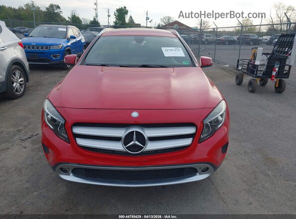 WDCTG4EB3GJ201366 2016 MERCEDES-BENZ GLA 250 Red Սարքավորումների վահանակի տեսք