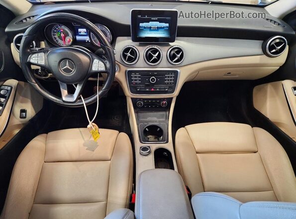 WDCTG4EB7GJ225279 2016 MERCEDES-BENZ GLA White წინა პანელის ხედი