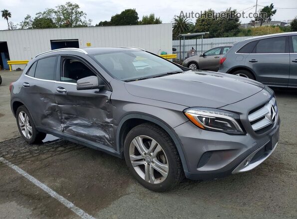 WDCTG4EB7GJ232488 2016 MERCEDES-BENZ GLA Gray Передня права чверть