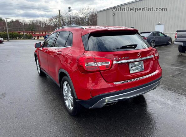 WDCTG4EB9GJ204563 2016 MERCEDES-BENZ GLA Red Rear left