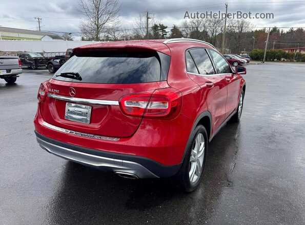 WDCTG4EB9GJ204563 2016 MERCEDES-BENZ GLA Red Rear right