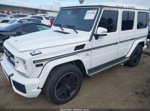 WDCYC7DF1HX266156 2017 MERCEDES-BENZ G-CLASS Белый Передняя левая четверть