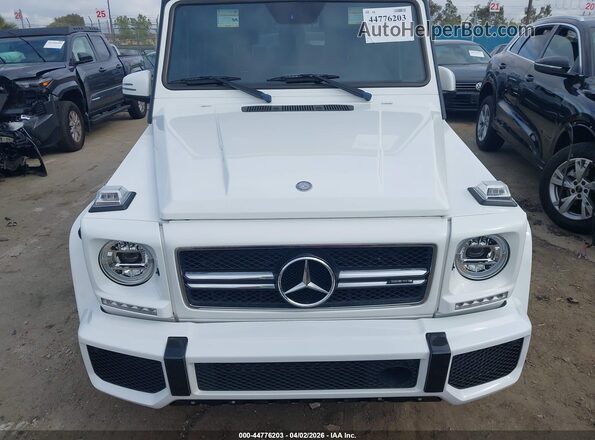 WDCYC7DF1HX266156 2017 MERCEDES-BENZ G-CLASS Белый Вид щитка приборов