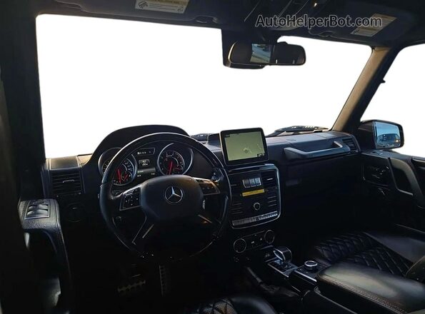 WDCYC7DF6HX264693 2017 MERCEDES-BENZ G-CLASS Black Vista del cuadro de instrumentos