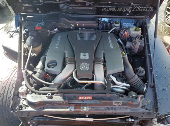 WDCYC7DFXHX276944 2017 MERCEDES-BENZ G-CLASS Black Vista del compartimento del motor
